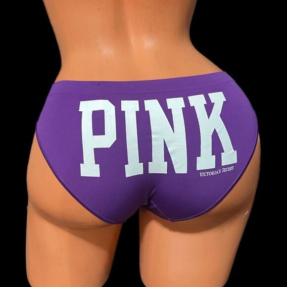 Victorias Secret PINK Sport Extra Low Rise YOGA Bikini panty purple Xsmall new - Picture 1 of 6